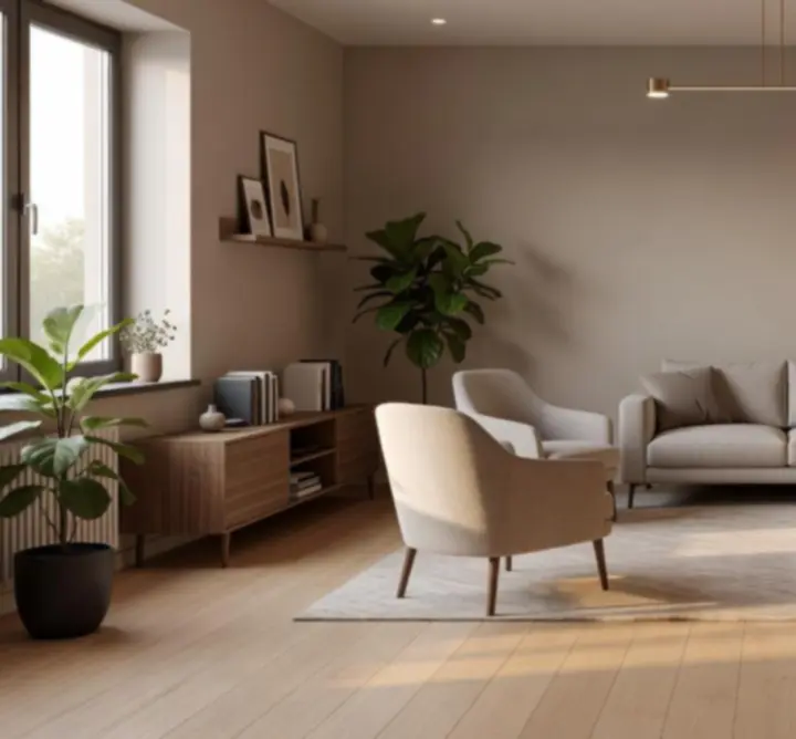 Porównanie wnętrza przed i po remoncie