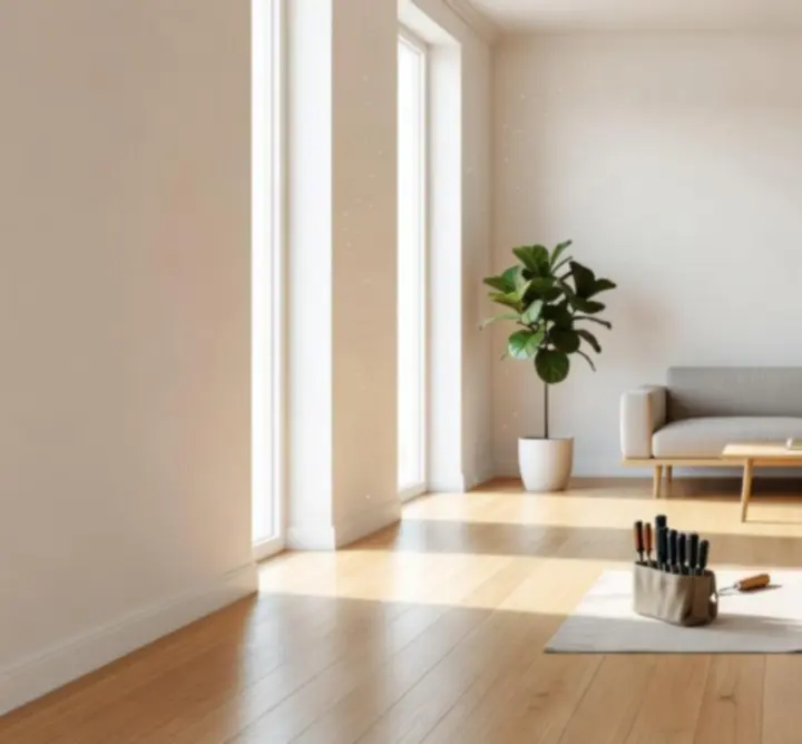 Nowoczesne, świeżo wyremontowane wnętrze mieszkania