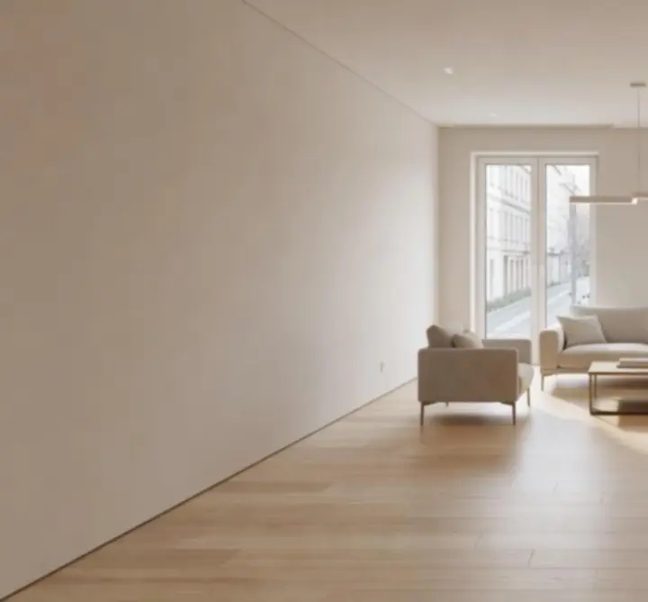 Nowoczesny salon po kompleksowym remoncie wykonanym przez REM FAST