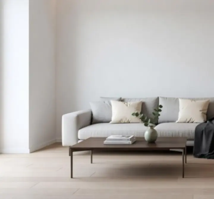 Nowocześnie wykończone wnętrze salonu przez REM FAST